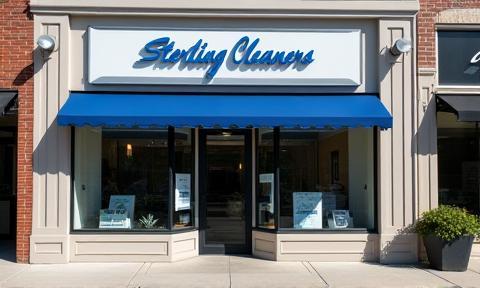 Sterling Cleaners storefront on Kingsmere Road